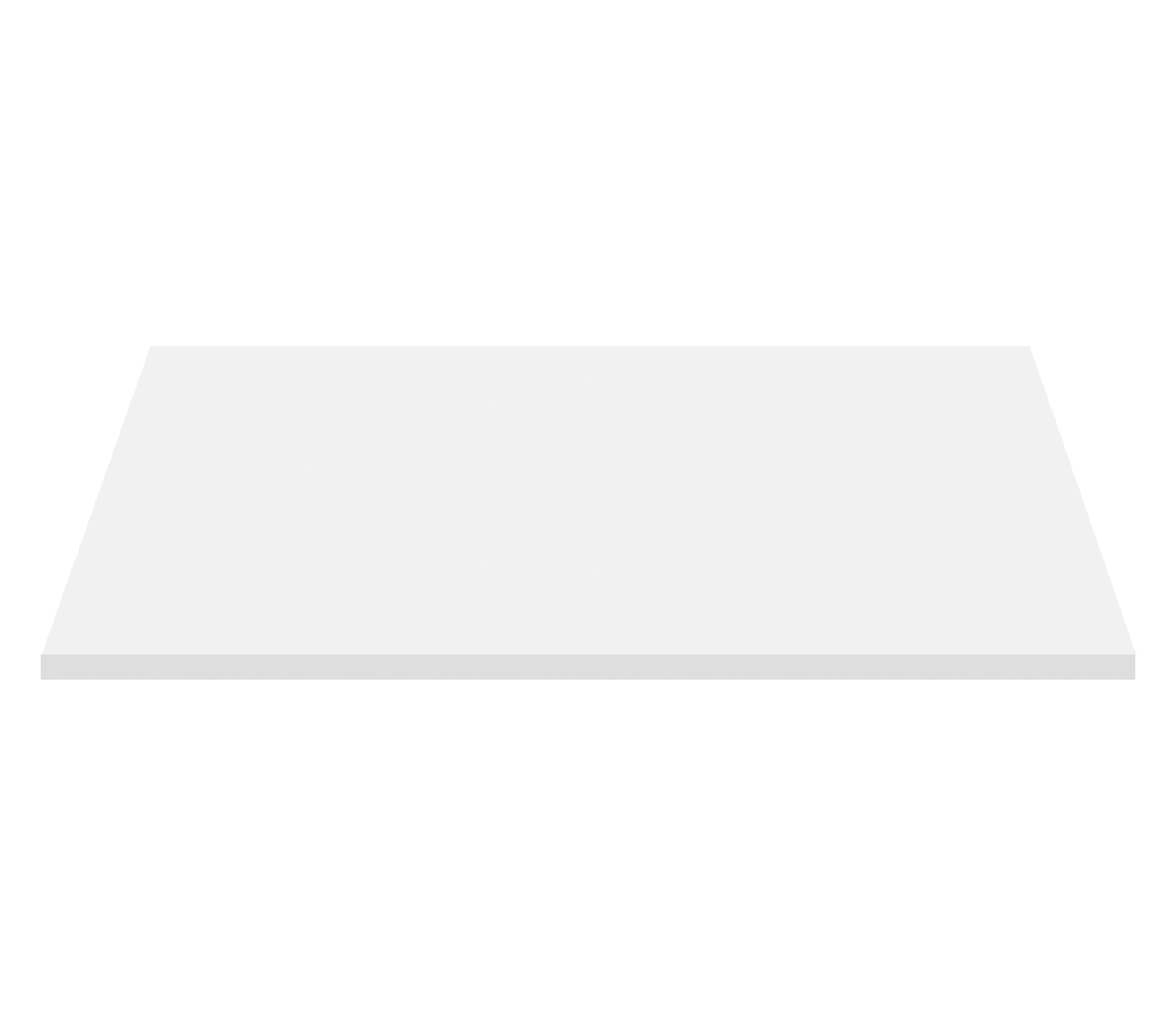 Aloni Tablette En Mdf (96.4x45.5x2.6 Cm) - Blanc Mat