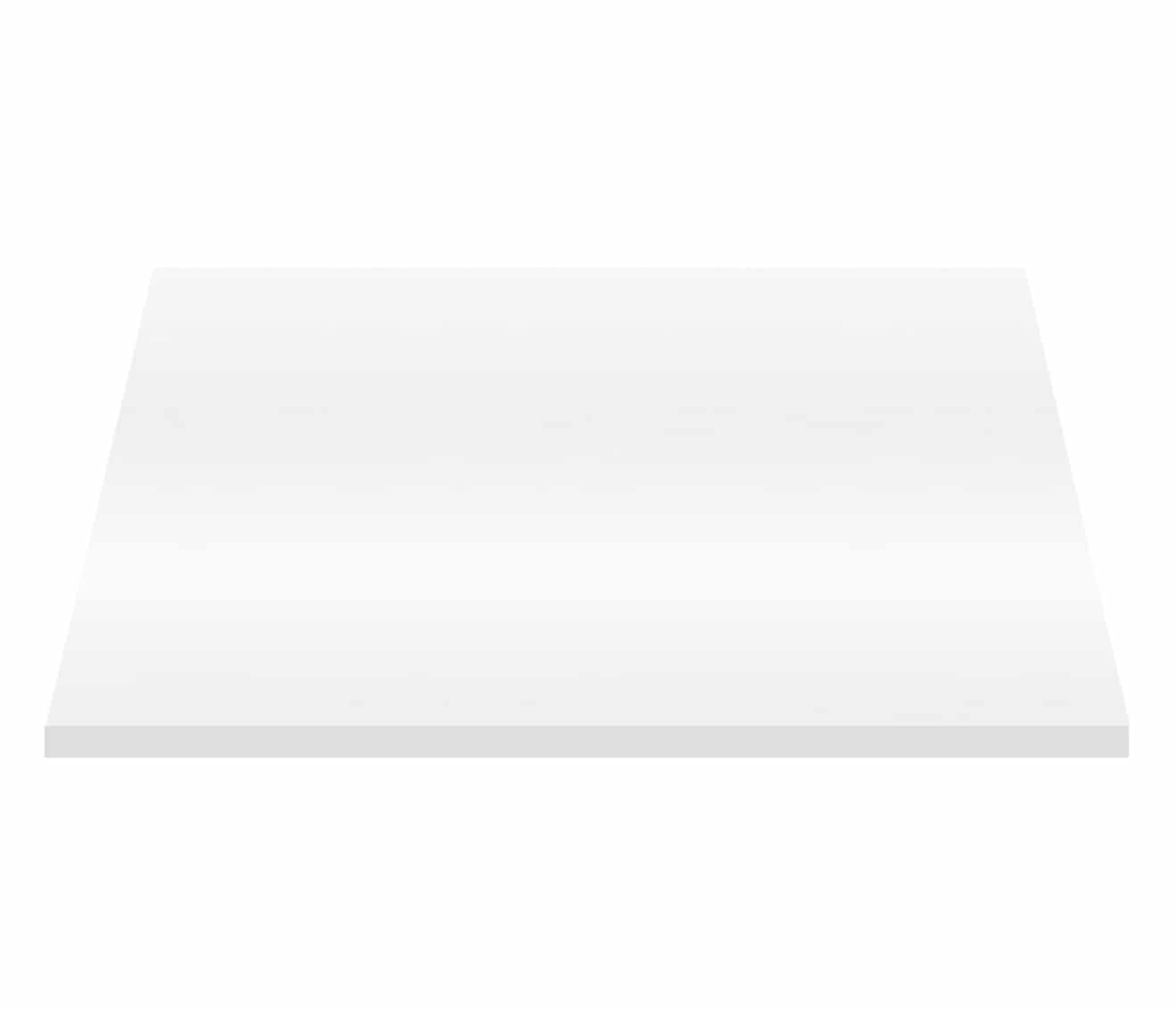 TW60.02A-3.jpg ALONI TABLETTE EN MDF (56.4X45.5X2.6 CM) - BLANC BRILLANT - Image 1