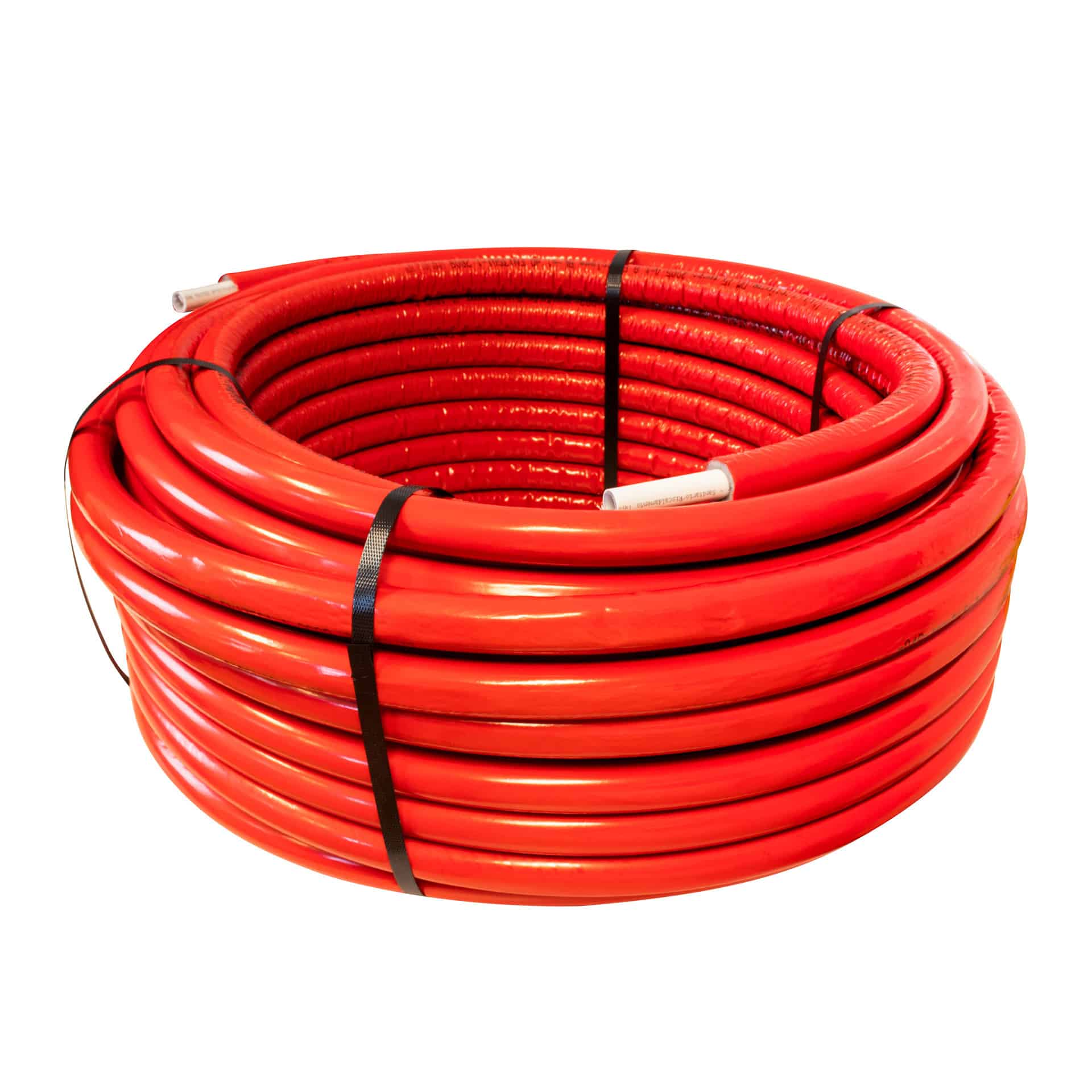 VMISO26RM50-5.jpg TUBE MULTICOUCHE PERT-AL-PERT – ISOLÉ – EN COURONNE – 26X3 – 50 M – ROUGE - Image 1