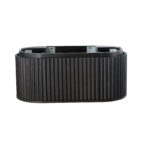 Begonia Meuble Sous-Vasque - 1 Tiroir - Sans Poignée - Soft Close – 99x42x52,5 Cm - Chêne Noir