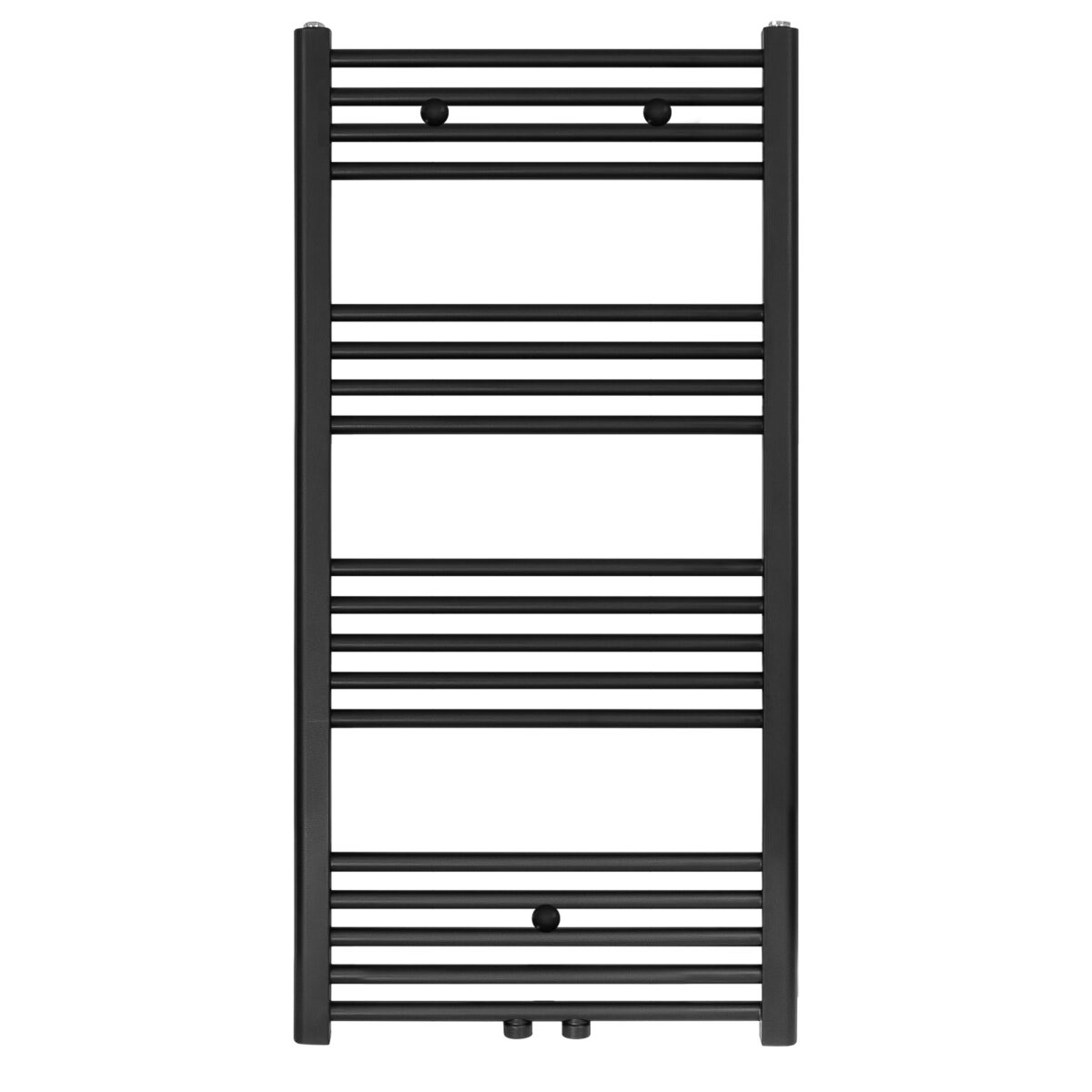 Radiateur Porte-Serviettes Central Jack Noir Mat Brosse 1600x500-721 Watts – Image 2