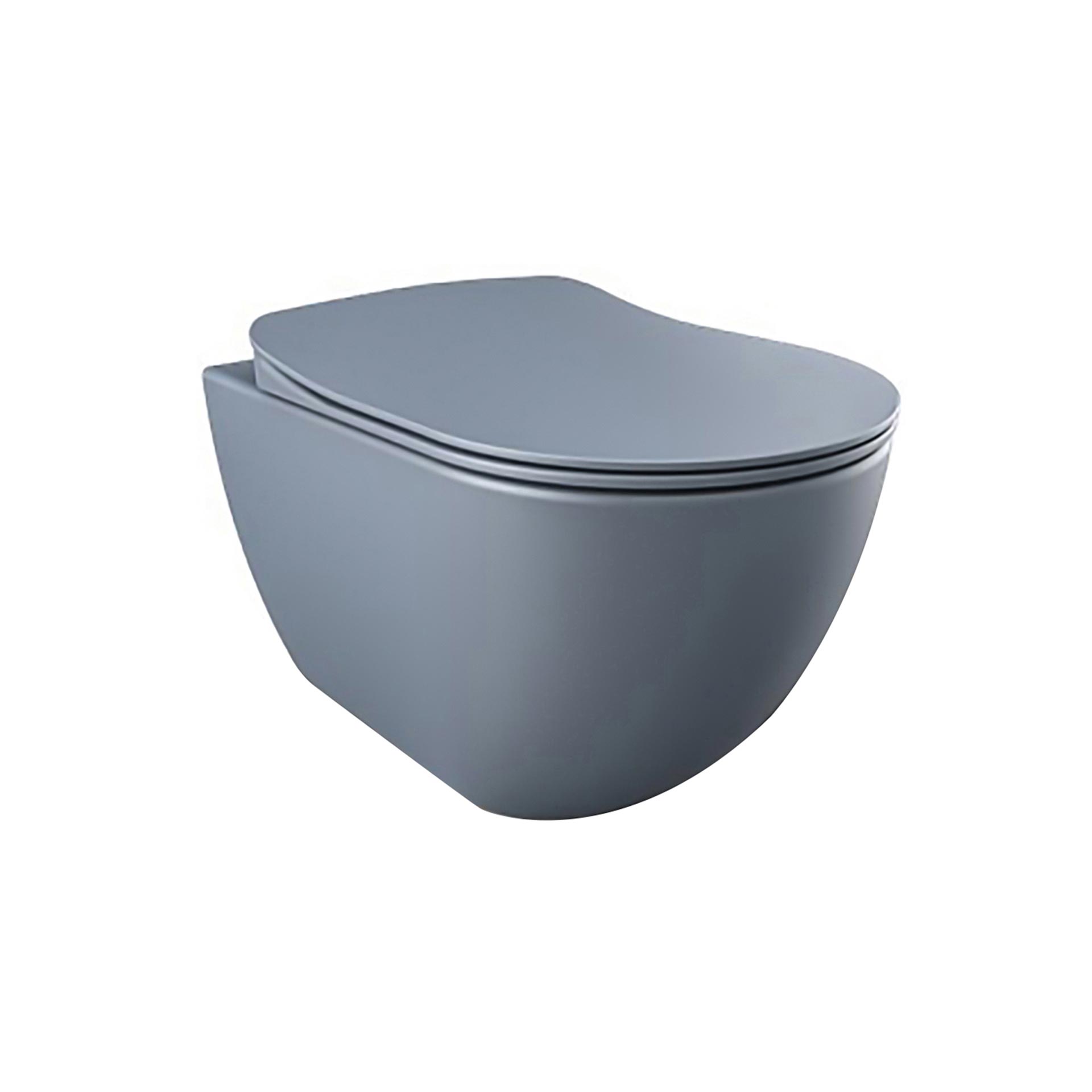 fe322-00bm00e-0005-7.jpg WC SUSPENDU RIMOFF MAT BASALT, AVEC HYGIÈNE (BIDET) INOX - Image 1