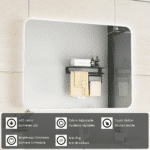 Erfu Miroir Led Anti Brouillard L80xh60cm – Image 3