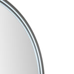 ALONI AVALO MIROIR - AVEC ÉCLAIRAGE LED - OVALE - AVEC CADRE - AVEC CHAUFFAGE - TEMPÉRATURE DE COULEUR LED 3500-6500K - 50X100CM - NOIR MAT - Image 3