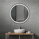 Erfu Mirror Led Anti Fog Φ80cm Black Frame - Image 6