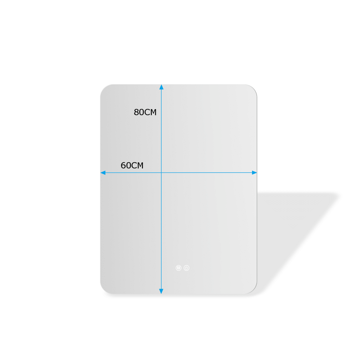 Erfu Miroir Led Anti Brouillard L60xh80cm – Image 3