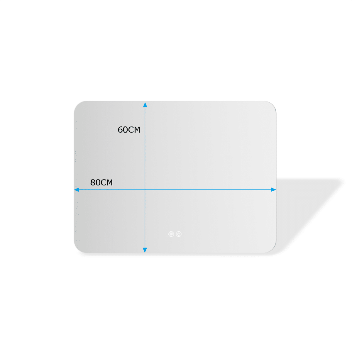 Erfu Miroir Led Anti Brouillard L80xh60cm – Image 4