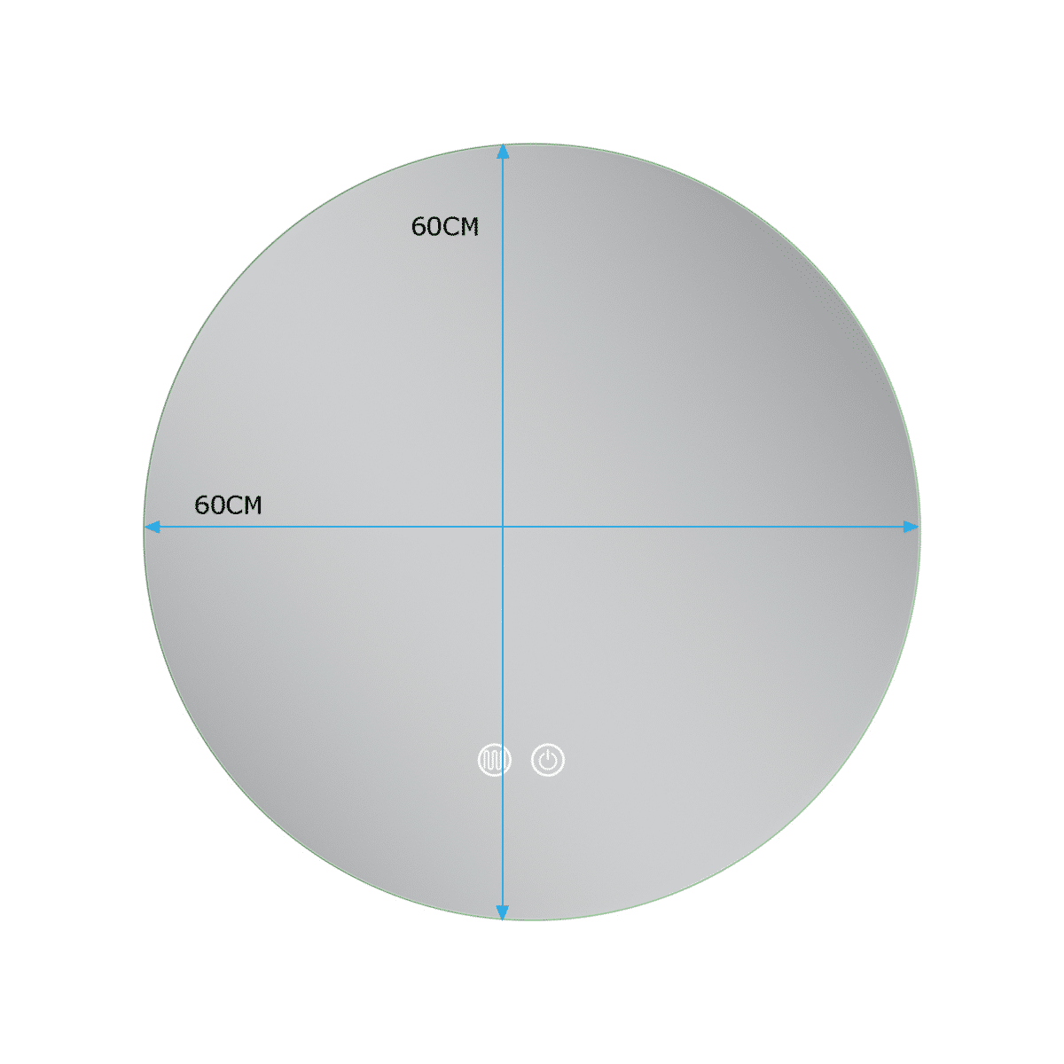 Erfu Mirror Led Anti Fog Φ60cm - Image 9