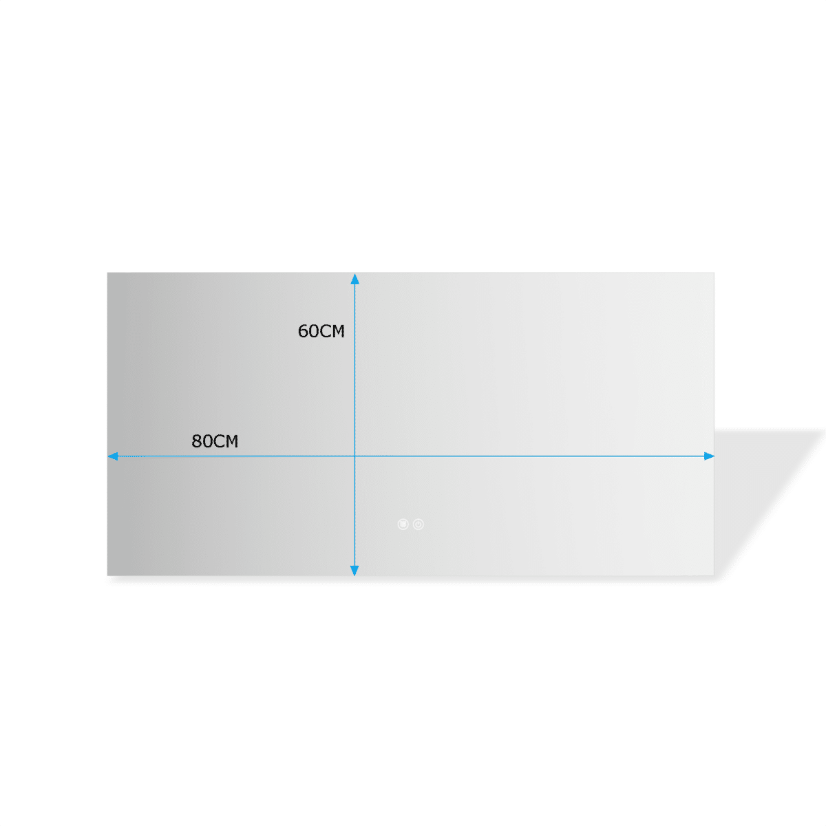 Erfu Miroir Led Anti Brouillard 120x60cm – Image 3