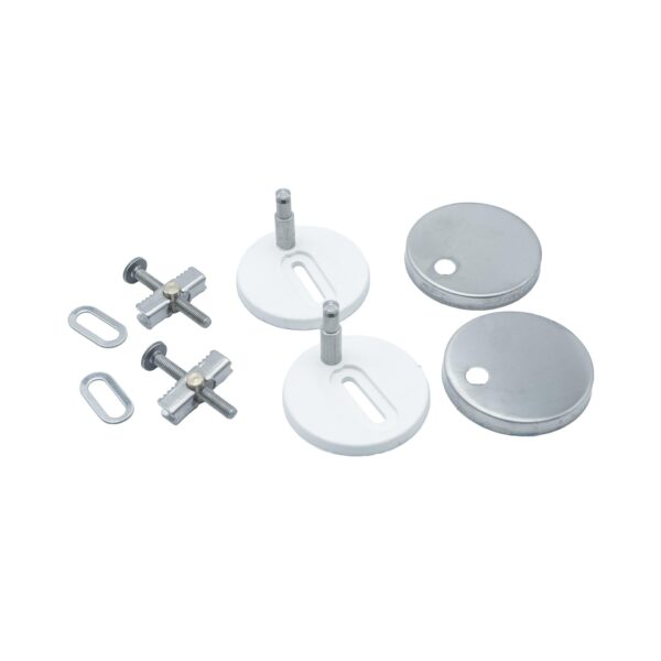 Aloni Kit De Montage Pour Siège De Toilette, Charnières Inox