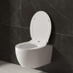 Aloni Premium Wc-Zitting - Slim Design  - Soft Close - Quick Release - Topfix - Duroplast - Rvs Scharnieren - Glanzend Wit - Afbeelding 5