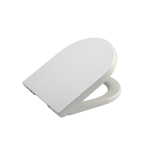 Aloni Abattant Wc Premium - Soft Close - Quick Release - Topfix - Duroplast - Charnières En Inox - Blanc Brillant