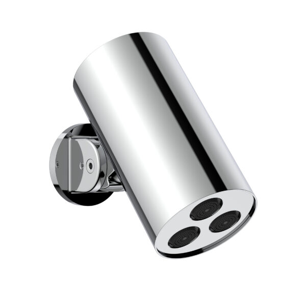 Uniforma Douche De Tête Cylindre – 1 Jet – Montage Murale – 8x15 Cm – Chrome