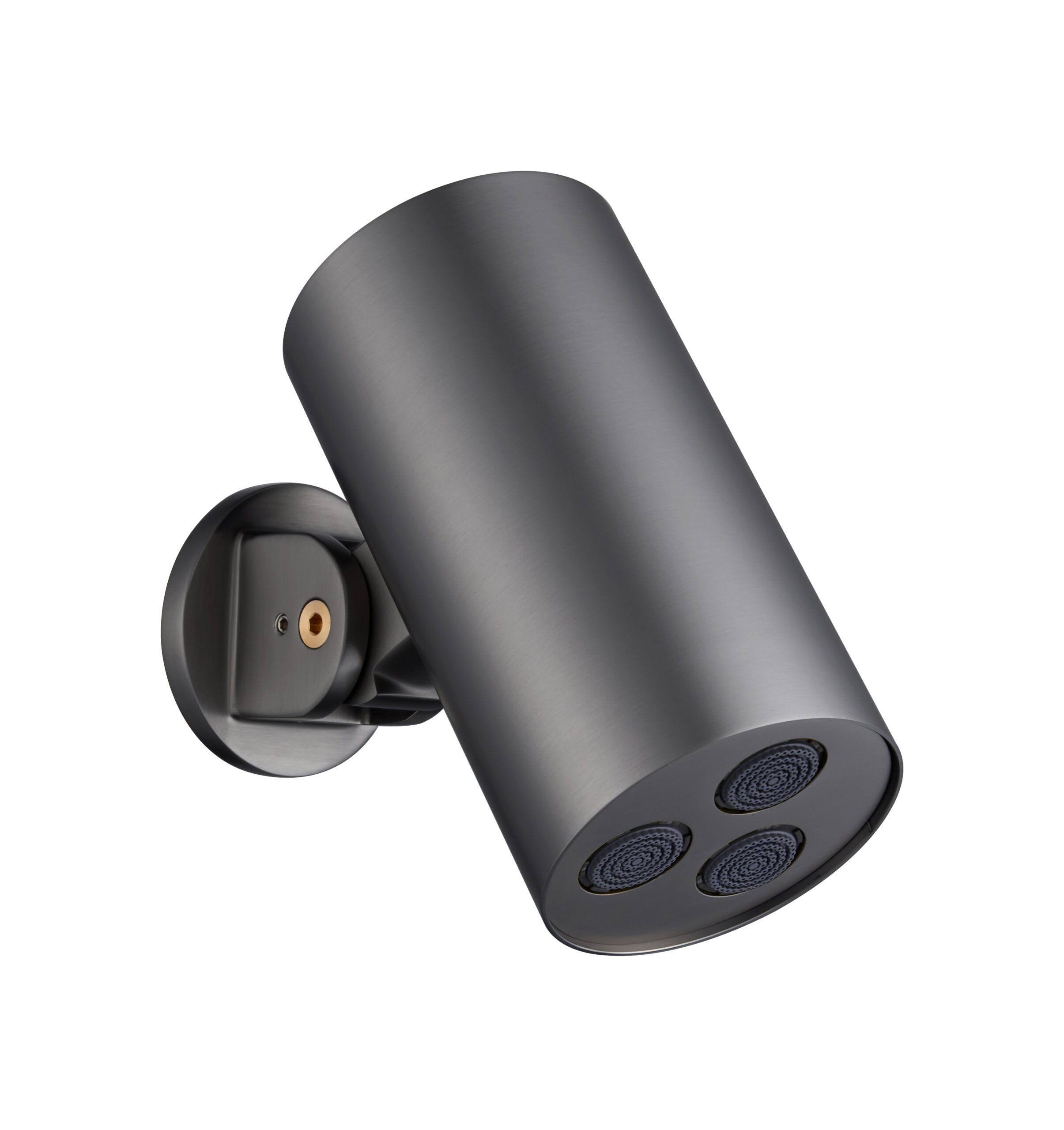 Y Uniforma Douche De Tête Cylindre – 1 Jet – Montage Murale – 8x15 Cm – Gunmetal (Pvd) - Afbeelding 1