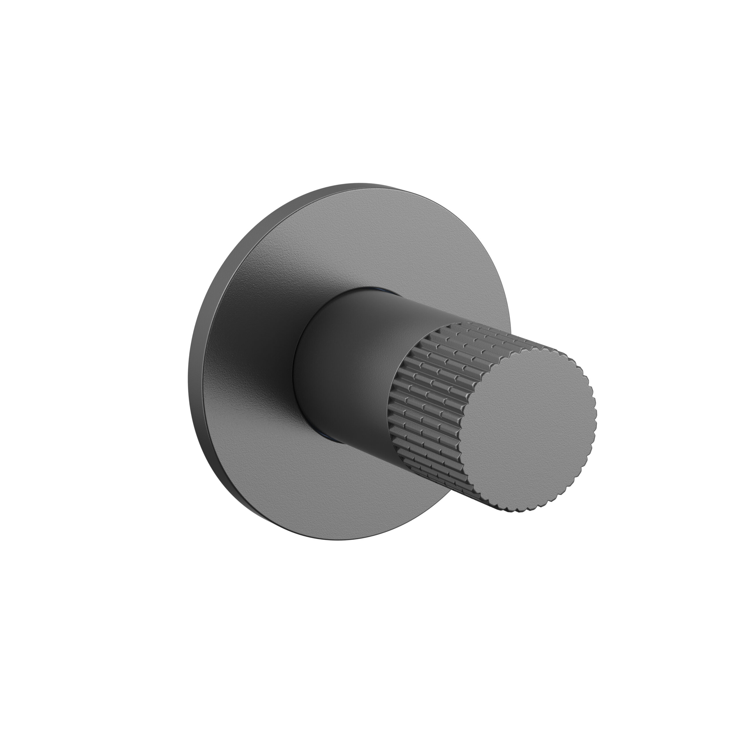 prm5520-gg-scaled-1.jpg Stria Robinet De Bidet – Eau Froide – Bouton Avec Structure Striée Raffinée – Gunmetal (Pvd) - Afbeelding 1