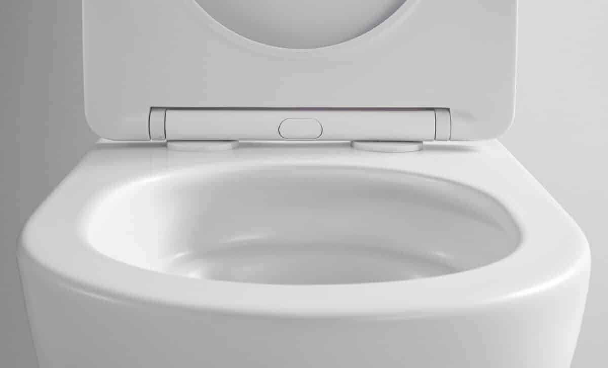 ALONI PRO WC SUSPENDU – TORNADO FLUSH – SANS BRIDE – AVEC ABATTANT – DUROPLAST – SOFT CLOSE – QUICK RELEASE – COMPACT 49 CM - 36X32X49 CM – BLANC MAT - Image 6