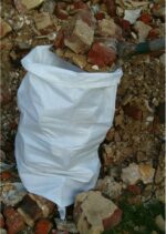 Waste Bag Woven Polypropylene Debris Bags 500 Pieces 50x80cm - Image 3