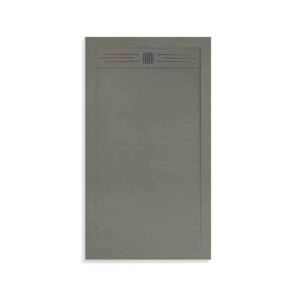 Aloni Elite Receveur De Douche - Composite - 140x90x3cm - Gris Mat