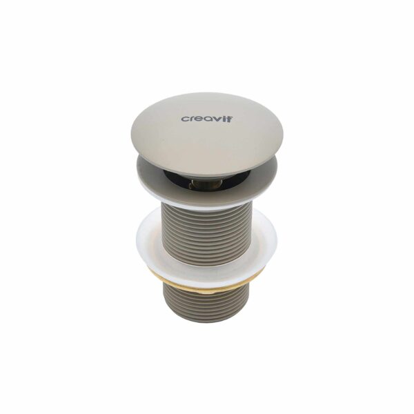 Creavit Bonde Clic-Clac 5/4" - Avec Trop-Plein - Cappuccino Mat