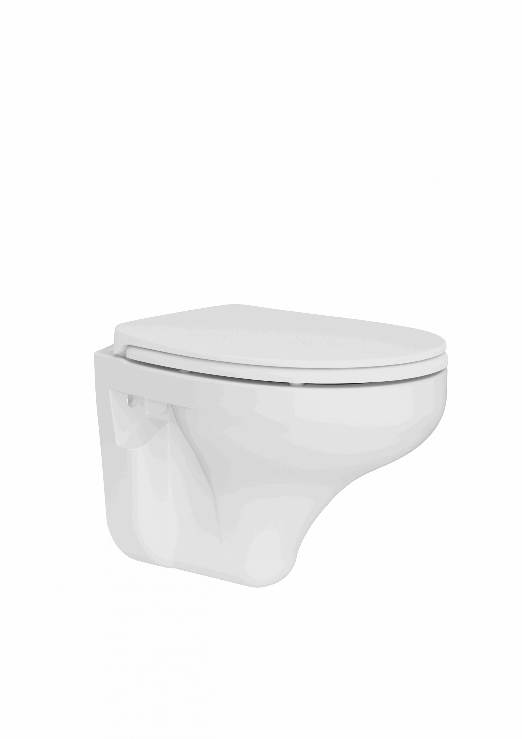 Wandvloertoilet - Wit