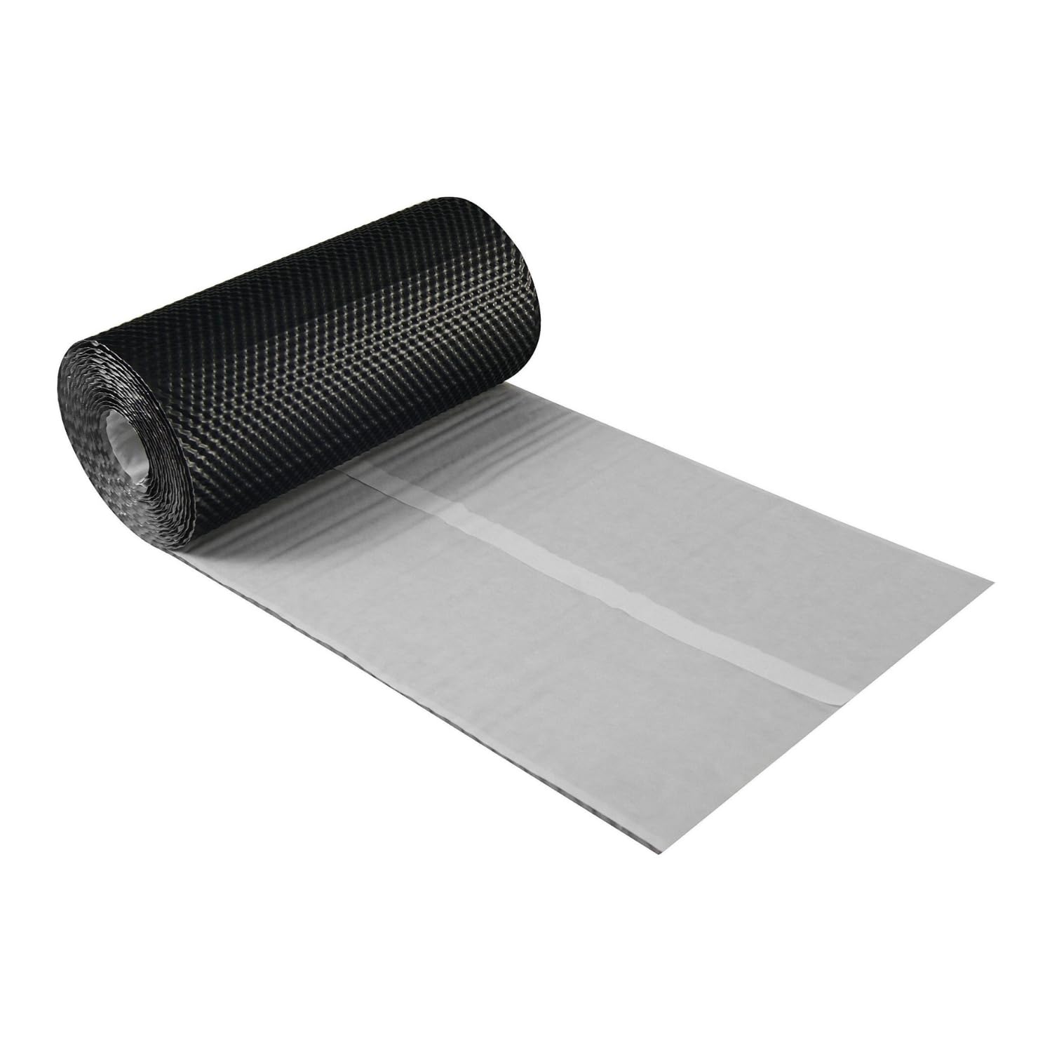 61rW6IAxzbL Erfu 3D pleated aluminium tape, 30 cm x 5 m, self-adhesive sealing tape with butyl, UV and weather resistant, lead tape (black) - Image 1