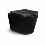Erfu Wall-hung Toilet MATT BLACK Without Bidet 49cm