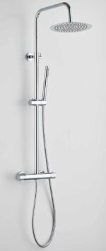 Erfu Rond Thermostatic Shower Set – Chrome Premium Quality