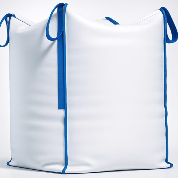 Big Bag 90x90x90 cm – 1000 kg Capacity – Woven Polypropylene – 4 Lifting Loops – For Rubble, Wood, Sand & Garden Waste
